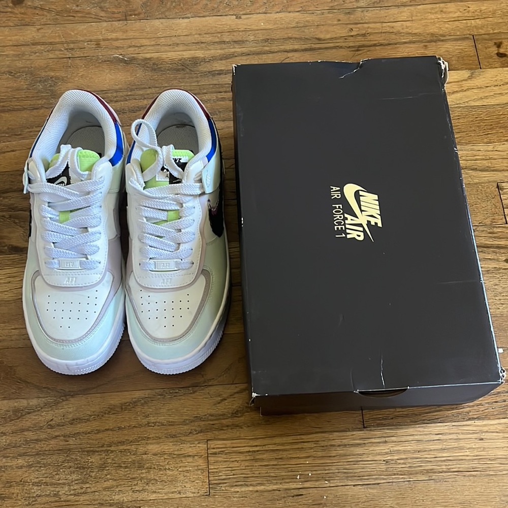 Nike Air Force 1 Low Shadow 8 Bit Barely Green Size 9 Womens